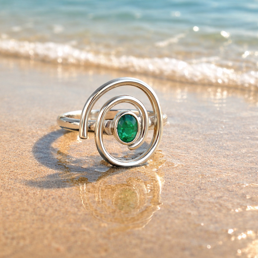 Emerald Ring 56$